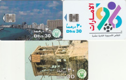 LOT 3 PHONE CARDS EMIRATI ARABI (PY2269 - Emiratos Arábes Unidos