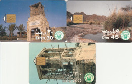 LOT 3 PHONE CARDS EMIRATI ARABI (PY2268 - Emiratos Arábes Unidos