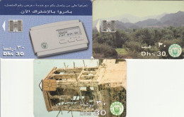 LOT 3 PHONE CARDS EMIRATI ARABI (PY2265 - Emiratos Arábes Unidos