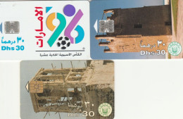 LOT 3 PHONE CARDS EMIRATI ARABI (PY2263 - Emiratos Arábes Unidos