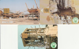 LOT 3 PHONE CARDS EMIRATI ARABI (PY2262 - Emiratos Arábes Unidos