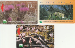 LOT 3 PHONE CARDS CIPRO (PY2343 - Chypre