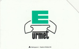 PHONE CARD PROTOTYPE ITALIA URMET (PY1258 - Special Uses