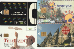 LOT 4 PHONE CARDS SPAGNA (PY2020 - Altri & Non Classificati