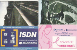 LOT 4 PHONE CARDS ROMANIA (PY2239 - Romania