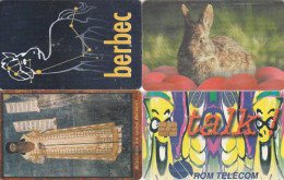 LOT 4 PHONE CARDS ROMANIA (PY2240 - Roumanie