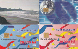 LOT 4 PHONE CARDS ROMANIA (PY2228 - Rumania