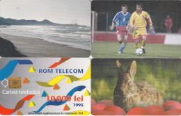 LOT 4 PHONE CARDS ROMANIA (PY2229 - Romania