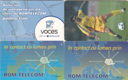 LOT 4 PHONE CARDS ROMANIA (PY2227 - Rumänien