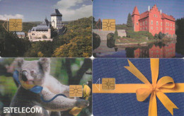 LOT 4 PHONE CARDS REPUBBLICA CECA (PY2253 - República Checa