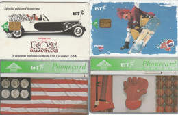 LOT 4 PHONE CARDS REGNO UNITO (PY2246 - BT Algemene Uitgaven