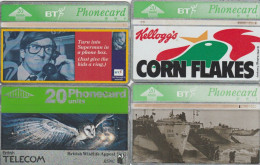 LOT 4 PHONE CARDS REGNO UNITO (PY1989 - BT Algemene Uitgaven