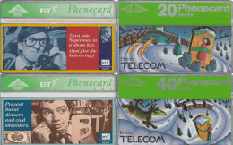 LOT 4 PHONE CARDS REGNO UNITO (PY1992 - BT Algemene Uitgaven