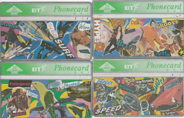 LOT 4 PHONE CARDS REGNO UNITO (PY1983 - BT Allgemeine