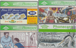 LOT 4 PHONE CARDS REGNO UNITO (PY1986 - BT Allgemeine