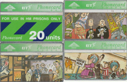 LOT 4 PHONE CARDS REGNO UNITO (PY1976 - BT Algemene Uitgaven