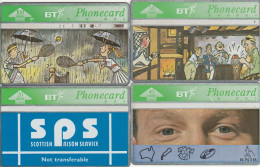 LOT 4 PHONE CARDS REGNO UNITO (PY1975 - BT Allgemeine