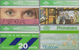 LOT 4 PHONE CARDS REGNO UNITO (PY1974 - BT Algemene Uitgaven