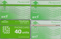 LOT 4 PHONE CARDS REGNO UNITO (PY1961 - BT Allgemeine