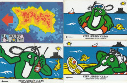 LOT 4 PHONE CARDS JERSEY (PY2082 - Jersey En Guernsey