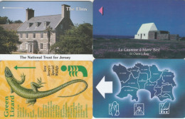 LOT 4 PHONE CARDS JERSEY (PY2077 - [ 7] Jersey Und Guernsey