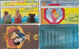 LOT 4 PHONE CARDS ISRAELE (PY2055 - Israël