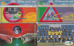 LOT 4 PHONE CARDS ISRAELE (PY2052 - Israël