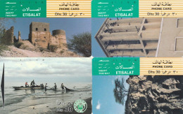 LOT 4 PHONE CARDS EMIRATI ARABI (PY2258 - Emirats Arabes Unis