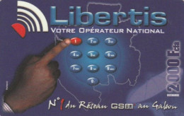 PREPAID PHONE CARD GABON (PY50 - Gabun