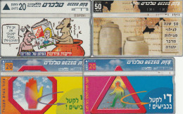 4 PHONE CARDS ISRAELE (PY2670 - Israele