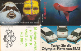 4 PHONE CARDS GERMANIA (PY2663 - Andere & Zonder Classificatie