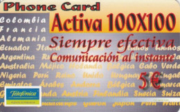 PREPAID PHONE CARD SPAGNA (PY695 - Other & Unclassified