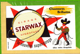 BUVARD & Blotting Paper : Cirage STARWAX  Beau Graphisme - Shoes