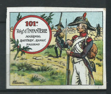 Vignette DELANDRE - France - 101 éme Regiment Infanterie - 1914 -18 WWI WW1 Poster Stamp - Erinnophilie