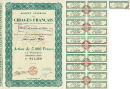 Titre De 1950 - Société Générale Des Cirages Français - - Industrie