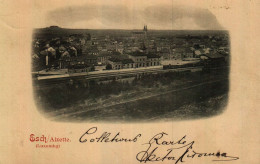 ESCH-SUR-ALZETTE  La Gare Avec Train 1900 - Esch-sur-Alzette