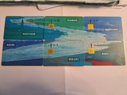 NETHERLANDS /SERIE /001/  CHIP CARD/ DUTCH/GERMAN ISSUE / PUZZLE RIVER RHINE AND LANDSCAPE 6 CARDS   /  MINT  ** 15937** - [3] Handy-, Prepaid- U. Aufladkarten