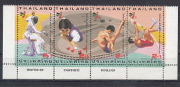 Thailand 1995 Sport Games Mi#1670-1673 Mint Never Hinged Strip - Thaïlande