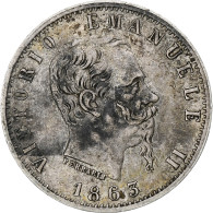 Italie, Vittorio Emanuele II, 20 Centesimi, 1863, Torino, TTB, Argent, KM:13.2 - 1861-1878 : Victor Emmanuel II