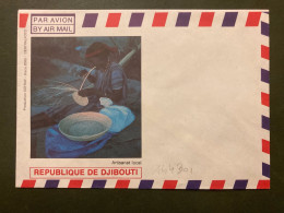 LETTRE Illustrée REPUBLIQUE DE DJUBOUTI ARTISANAT LOCAL - Djibouti (1977-...)