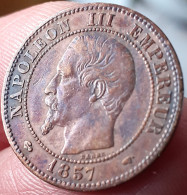 Monnaie 2 Centimes 1857 A Napoléon III - 2 Centimes