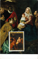 Mali 1975 Y&T PA 263 Sur CM. Peinture, Diego Velázquez. Noël : Adoration Des Mages - Christianisme