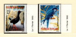 POLYNESIE 3660/361 OISEAUX POULE PERROQUET    LUXE NEUF SANS CHARNIERE - Neufs