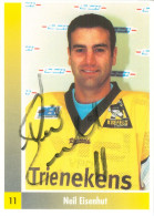 Autogramm Eishockey AK Neil Eisenhut Krefeld Pinguine 98-99 KEV EV Düsseldorfer EG NHL Calgary Flames  Vancouver Canucks - Wintersport