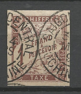TAXE N° 15 CACHET SAIGON CENTRALE / Used - Strafportzegels