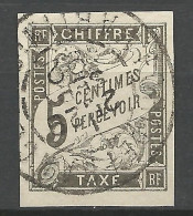 TAXE N° 5 CACHET FORT DE FRANCE / Used - Strafportzegels