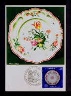 Mc1110 FRANCE Porcelain De Sevres 1787 Arts CONSEIL DE L'EUROPE 1976  Maximum Cards - Porcelain