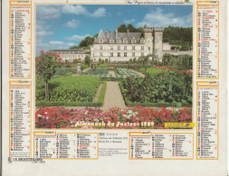 Calendrier-Almanach Des P.T.T 1989-Poster Intérieur MADONA -OLLER Département AIN-01-Référence 441 - Groot Formaat: 1981-90