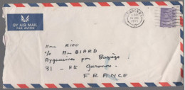 GB - Regno Unito - GREAT BRITAIN - UK - 1971 - 5p - Air Mail - Viaggiata Da London Per Ayguesvives, France - Brieven En Documenten