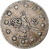 Turquie, Muhammad V, Kurush, 1910/AH1327, Qustantiniyah, TB+, Argent, KM:748 - Turquie